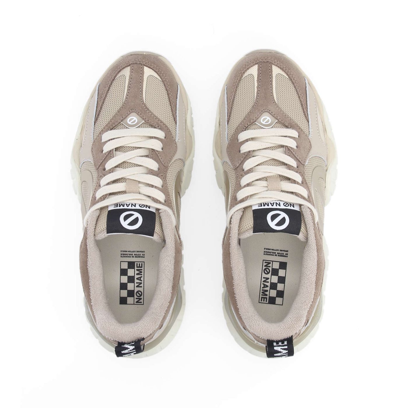 KRAZEE RUNNER W - SUEDE/KNIT/NAP. - MOKA/TAUPE